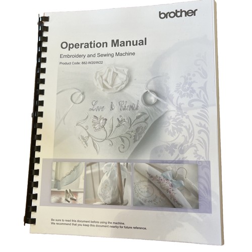 Brother manual reprint - brother,