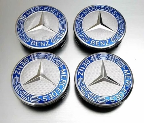 Blue mercedes benz - blue,