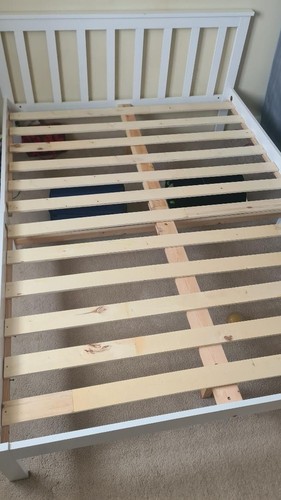 Double bed and mattress pre - double,