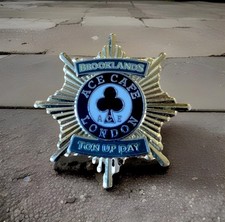 Ace Cafe Lapel Pin Badge, 59 Club, Biker, BSA Norton Triumph Piston Broke Ton Up