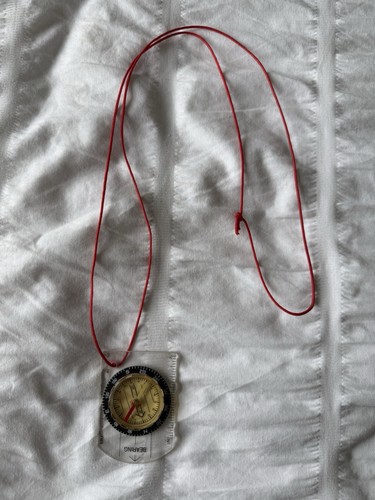 Vintage compass necklace - compass,