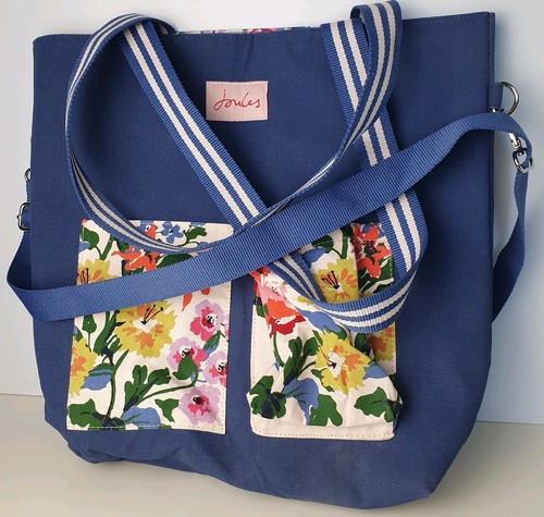 Joules weekend tote bag blue - weekend,