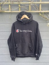 Champion Black Hoodie Mens