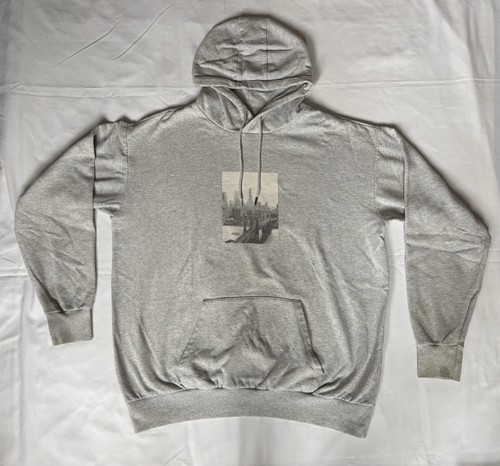 Men cityscape grey - men’s, hoodie