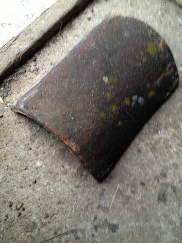 Hand made clay ridge - clay, tile