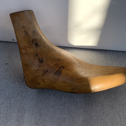 Antique wooden shoe last - antique,