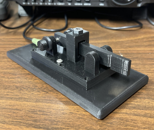 Morse code key - morse, paddle