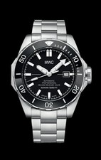 MWC Swiss Made | 1000m | 26 Jewel Auto Diver | Stainless Steel | Helium Valve