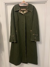 Lanz Bavarian Traditional Loden Vintage German wool Coat Size 36. UK 14