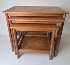 Mid Century Nest Of 3 Tables