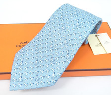 HERMES Tie Cravate Chicken Hen
