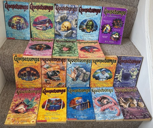 18x goosebumps books bundle - books,