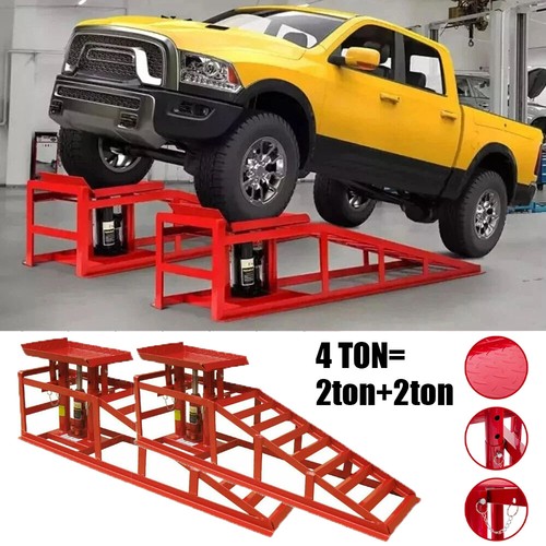 Ton hydraulic car ramps 2pc - car,