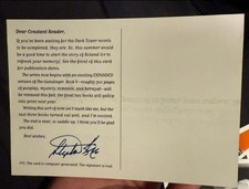 Rare Stephen King Signed