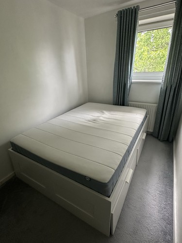 Ikea double bed - ikea, frame
