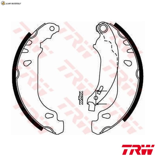Brake shoe set gs8669 - shoe,