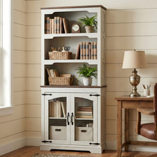 Farmhouse Tall Bookcase with