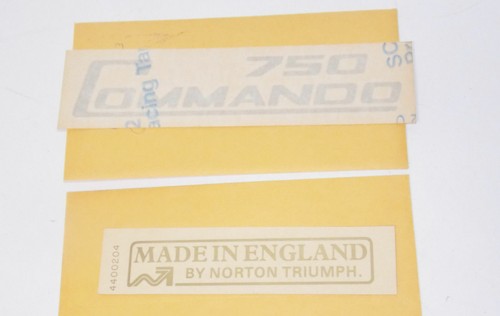 Norton 750 commando - commando", side