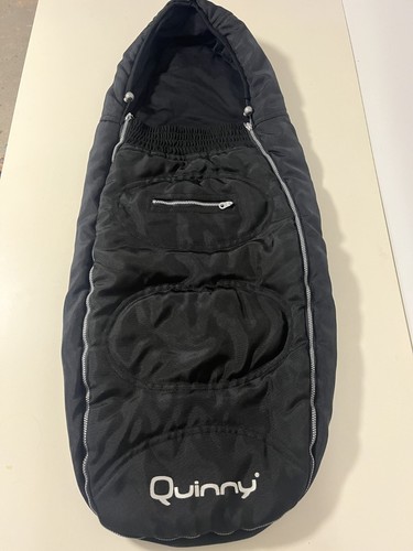 Quinny black footmuff older - quinny, footmuff,