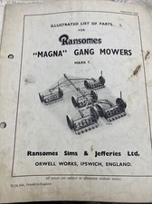 Ransomes ,Simms ,Vintage Magna
