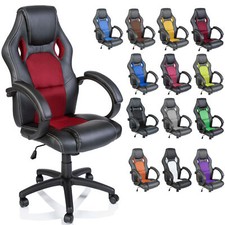 Racing Office Chair Executive Swivel Computer Desk Seat Sport Gaming PU Leather