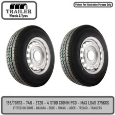 Trailer Wheel Rim & Tyre