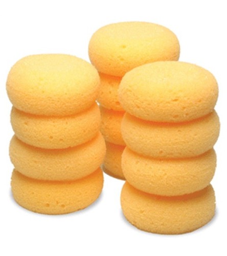 Round tack sponges pack - round,