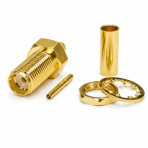 Sma female crimp connector - crimp,