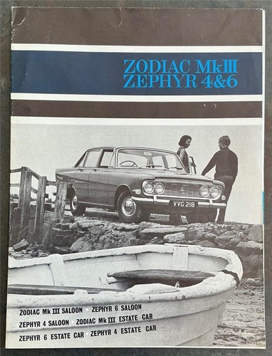 Ford zodiac iii and - and, zephyr