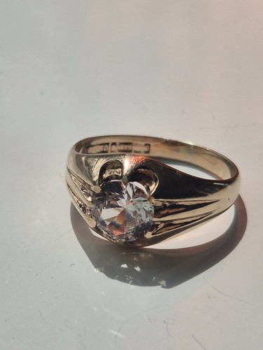 Gold 9ct gypsy - 3.1g, ring