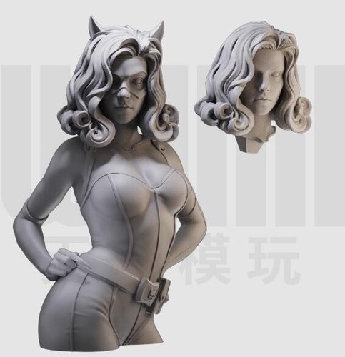 Resin catwoman figure - 1/10,