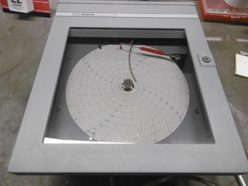 Rototherm chart recorder - chart, with