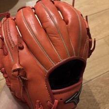 Mizuno FLEX Softball Glove Orange New Adjustable Fit Youth Size