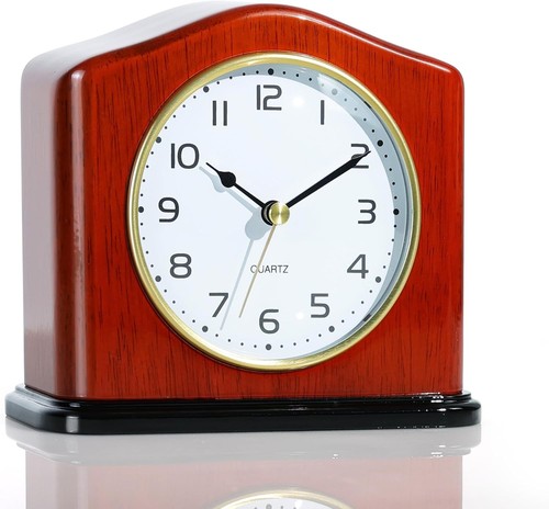 Wooden mantel clock - clock, –