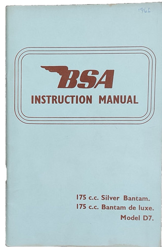 Bsa bantam silver 175 - bantam, d7