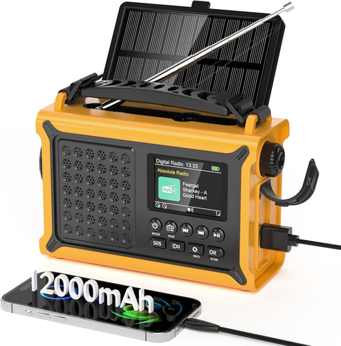 Emergency radio 12000mah - radio,