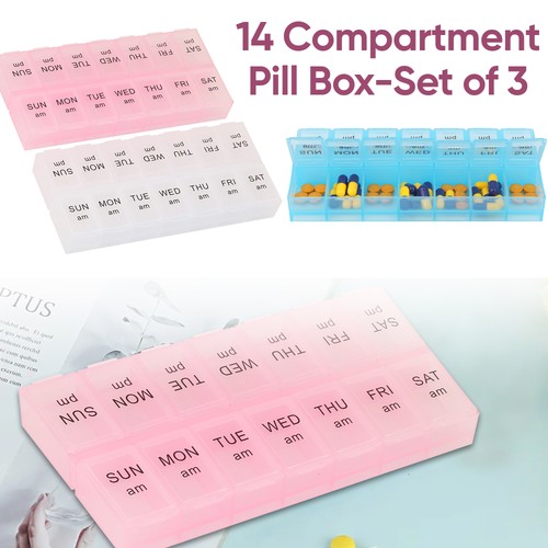 Pack pill box day - 3-pack,