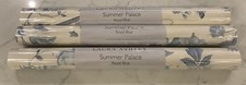 Laura Ashley Summer Palace Royal Blue Wallpaper x 3 Rolls (Same Batch No.)