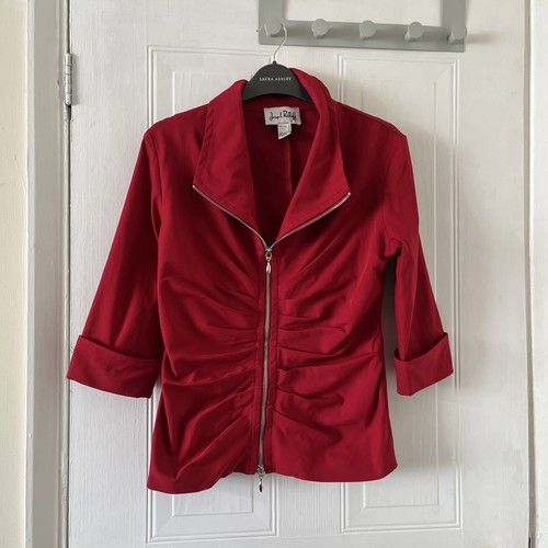 Joseph ribkoff red zip - ribkoff, up