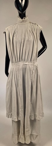 Edwardian high collar dress - edwardian,