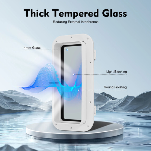 Piece rectangular tempered - 1,