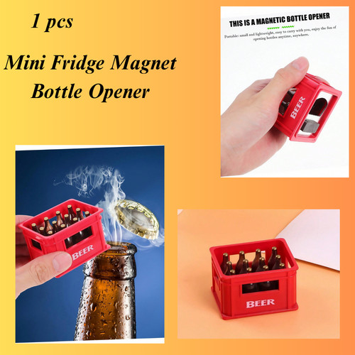 Retro mini fridge magnet - mini,