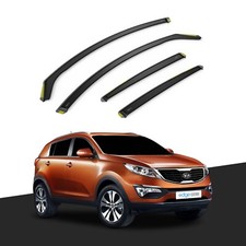 KIA SPORTAGE MK3 2010-2015 5 Door SUV Wind Deflectors 4pc Tinted