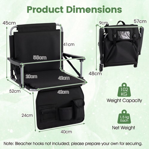 Foldable stadium seat - stadium, bleacher