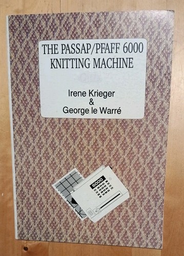 Passap pfaff e6000 - passap/pfaff, knitting