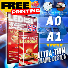 A0 LED Illuminated Backlit