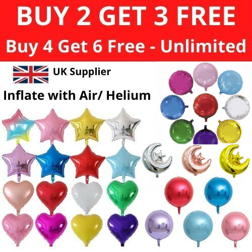 Inch big star heart - 18",