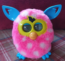 FURBY BOOM PINK & WHITE POLKA