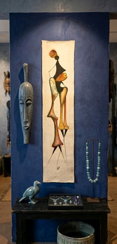 Vintage batik african art - vintage,