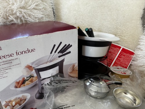 Cheese fondue set ceramic - set,